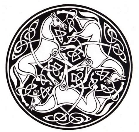 Celtic Animal Symbolism Neat Design Cool Horses Celtic Horse