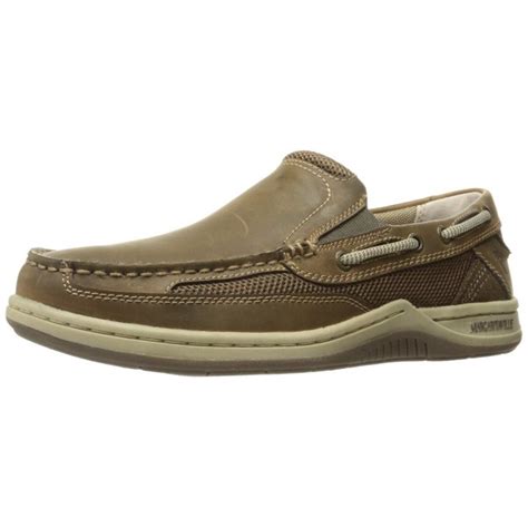 Statement shoes are never out of season. Men's Anchor Slip on Boat Shoe - Brown - CM17AYA47ZI