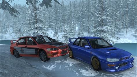Rally Forest Snow Rally Forest Beamngdrive Youtube