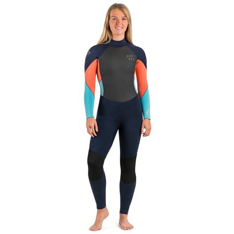 Womens 5mm Zero Full Length Wetsuit Coral Womens Wetsuits
