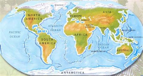 Pelajar dapat mengetahui nama dan kedudukan benua, selat dan lautan utama yang terdapat di dunia. Ciri - Ciri 6 Benua di Dunia Yang Paling Menonjol - Blog ...