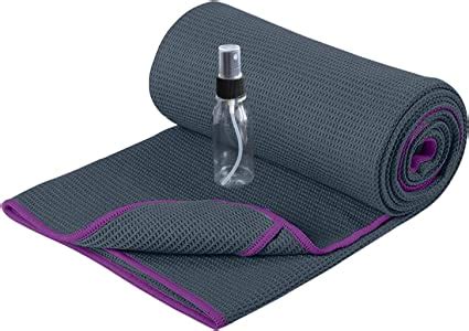 Amazon Com Heathyoga Hot Yoga Towel Non Slip Microfiber Non Slip Yoga Mat Towel Exclusive