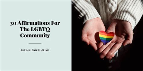 30 pride affirmations for the lgbtq community the millennial grind