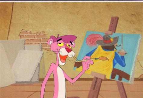 Original Pink Panther Production Cel Pink Panther Cartoons Photo