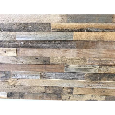 East Coast Rustic Reclaimed Barnwood Brown Natural 38 In Thick X 2 In