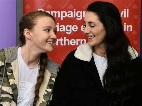 Northern Ireland’s Landmark Wedding Its First Same Sex Couple Marriage Of Robyn Peoples And