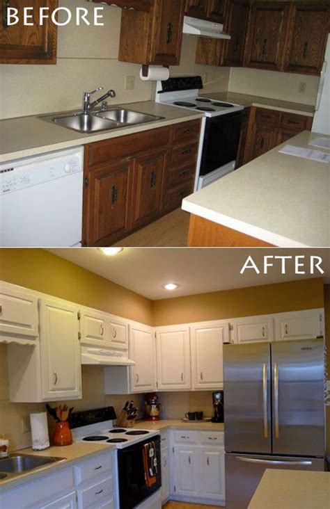 Giantex kitchen island cart, home bar serving cart, kitchen trolley with 3 large drawers, storage shelf and 3 tier shelves, rolling storage cabinet, mobile kitchen cart (black) 4.1 out of 5 stars. Before & After: Meredith & Stephen's DIY Kitchen Rehab | Mom, Cabinets and DIY and crafts