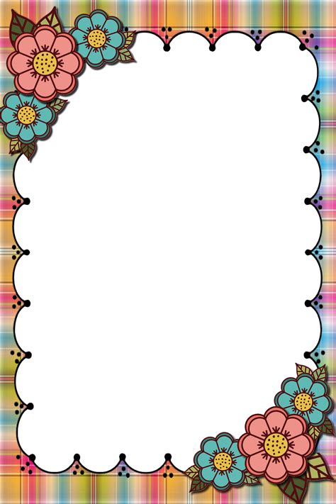 Decorative Png Frame Floral Border Design Page Borders Design Frame