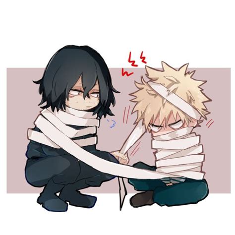 Boku No Hero Academia Aizawa Shouta Katsuki Bakugou My Hero