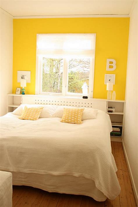 In this bedroom, yellow takes a step back and lets bright pastel hues shine. 30 Beautiful Yellow Bedroom Design Ideas - Decoration Love