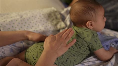Infant Massage Back Tapotement Youtube