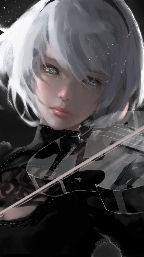 Wallpaper Id 332027 Video Game Nier Automata Phone Wallpaper Yorha