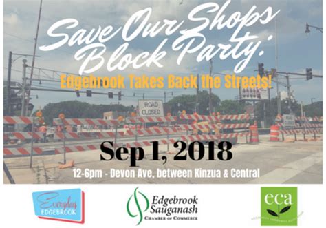 Save Our Shops Block Party Edgebrook Takes Back The Streets