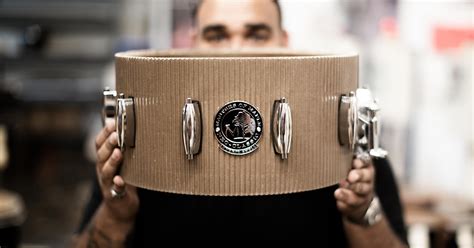 Ernest Cardboard Drum Kit Is A Resounding Success Liquid Agency