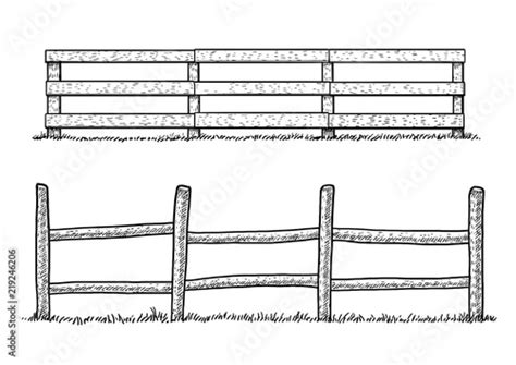 How To Draw A Fence