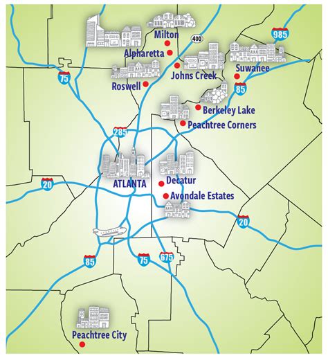 Atlantas Best Suburbs To Call Home Knowatlanta Atlantas
