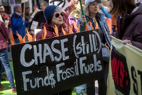 Climate Activists In Boston Call On Big Banks Divest From Fossil Fuel Companies Wbur News