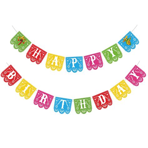 Buy Fiesta Birthday Banner Decorations Mexican Theme Party Decor