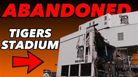 Abandoned Original Tiger Stadium Of Detroit Youtube