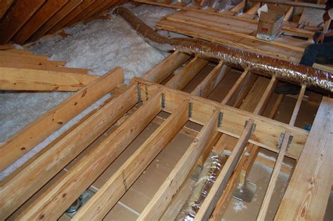 Joists in attics that were never intended for the installation of flooring or conversion to a living space are if your existing attic flooring isn't adequate for conversion to a living space, all is not lost. Joe M. Staub Building Group - Attic Conversions