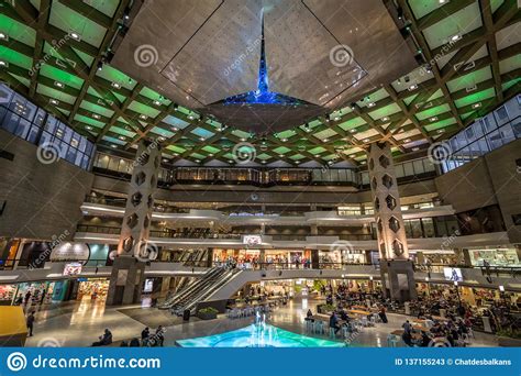 Main Square in the Interior of the Desjardins Complex Mall, a Major ...