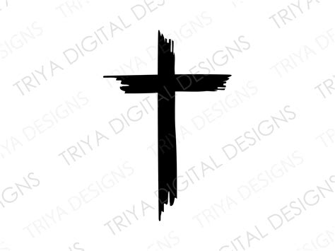 Cross SVG Cut File Christian Cross Cross Clipart Cross Etsy Hong Kong
