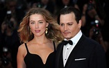 Johnny Depp e la moglie Amber Heard: red carpet alla Mostra del cinema ...