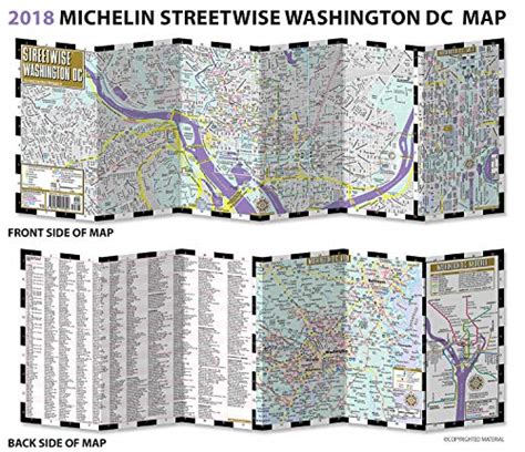 Streetwise Washington Dc Map Laminated City Center Street Map Of