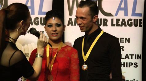 2013 Wdc Al Championship O25 Medallist Latin Winners Interview Youtube