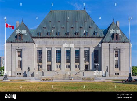 Supreme Court Of Canada Building 1941 Ottawa Ontario Canada Stock
