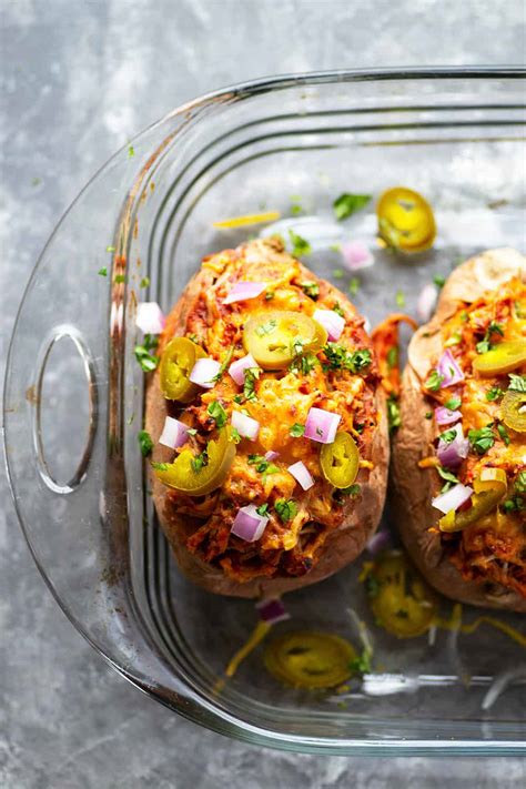 Bbq Chicken Stuffed Sweet Potatoes