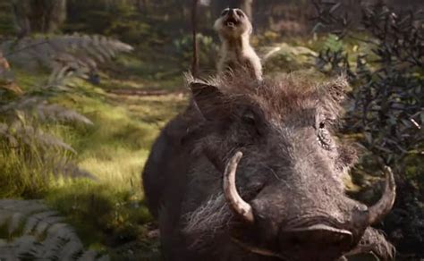 The Lion Kings Live Action Pumbaa Is Giving Disney Fans Nightmares