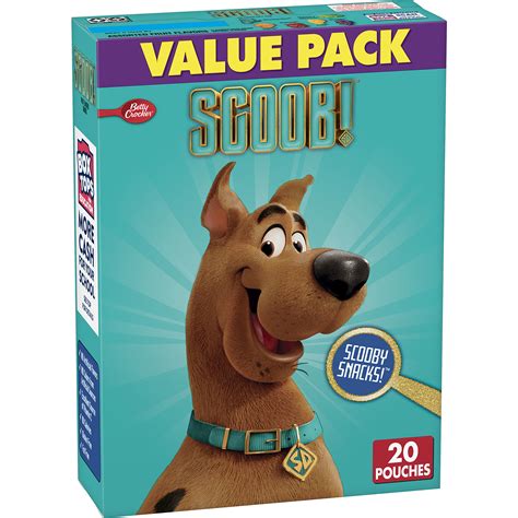 Buy Scooby Doo Fruit Flavored Snacks Value Pack Pouches 16 Oz 20 Ct