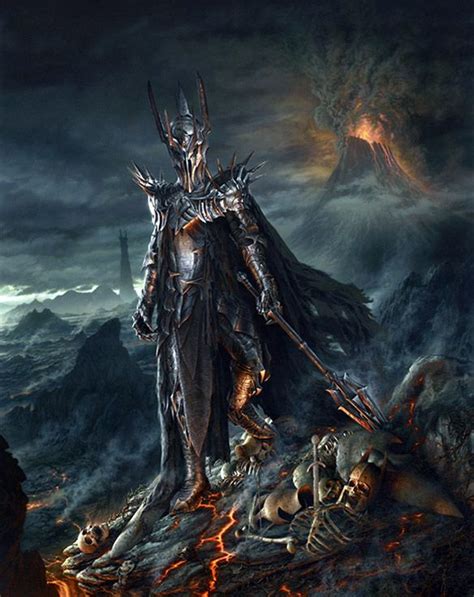 The Necromancer The Dark Lord Sauron Jrr Tolkien Tolkein Heroic Fantasy Dark Fantasy