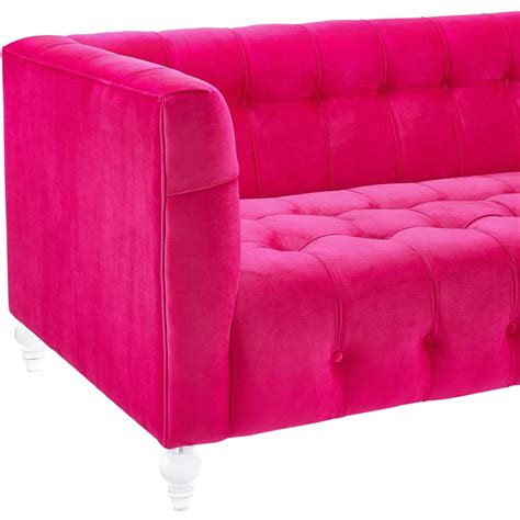 Tov Furniture Modern Bea Pink Velvet Sofa Tov S110 Minimal And Modern Hot