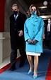 Speaker Nancy Pelosi Wearing A Baby Blue Coat Inauguration 2021