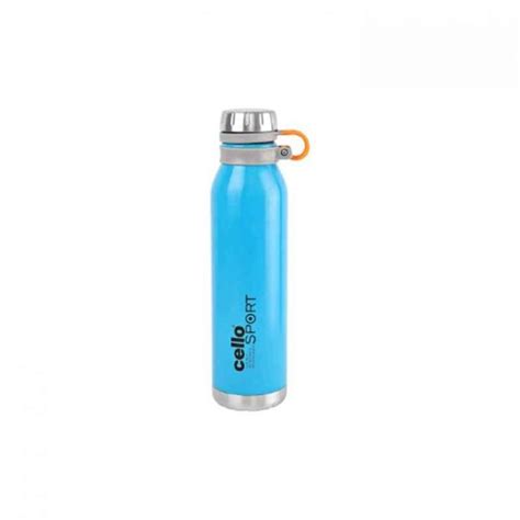 Buy Cello Storm 750ml Blue Stainless Steel Vacuum Sports Bottle