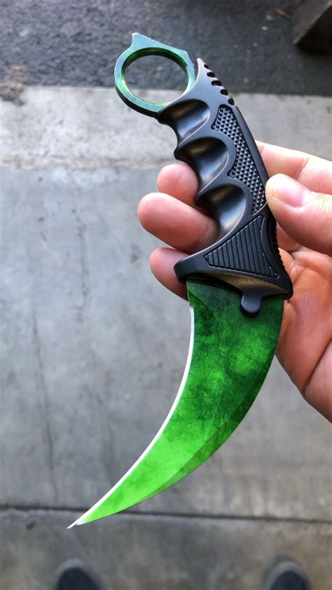 New sog ks931a fast open pocket folding blades camping. CSGO Green Gamma Karambit Fixed Blade Counter Strike, 2020