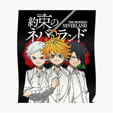 Promised Neverland Poster For Sale By Y3rain Redbubble