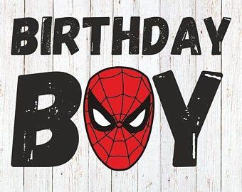 Spiderman birthday svg download | Etsy | Spiderman birthday, Spiderman