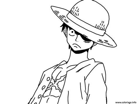 Coloriage One Piece Luffy By Alice Wani