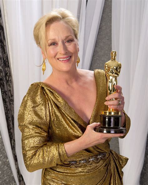 Meryl Streep Ganadora Del Oscar A La Mejor Actriz Por The Iron Lady