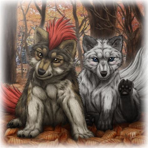 They look like rinn and hale. Wolf Pup by SheltieWolf on DeviantArt