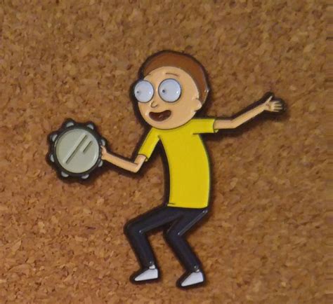 schwifty morty pin dumb stuff inc