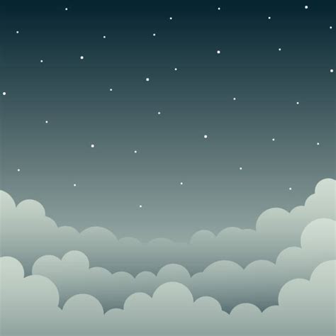Royalty Free Cartoon Of Dark Cloudy Sky Clip Art Vector Images