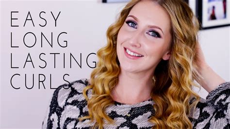 Easy And Long Lasting Curls Quick And Easy Curling Wand Tutorial Youtube