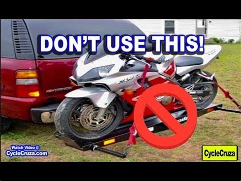 Designed and engineered to support up to 600 lbs of. Reasons to NEVER Use a Motorcycle Hitch Carrier - YouTube