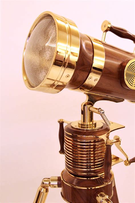 Maybe you would like to learn more about one of these? Steampunk Tripod Floor Lamp, Vintage, post-war machinery ...