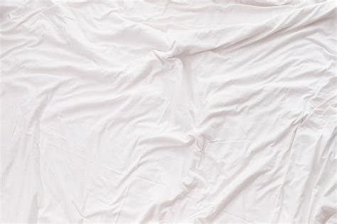 Premium Photo White Bedding Sheet Texture Background