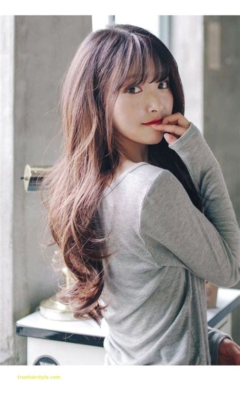 Elegant Cute Korean Girl With Beauty Longhair Truehairstyle